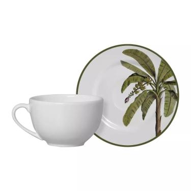 Imagem de Conjunto com 6 Xícaras de Chá com Pires Malibu 250ml
