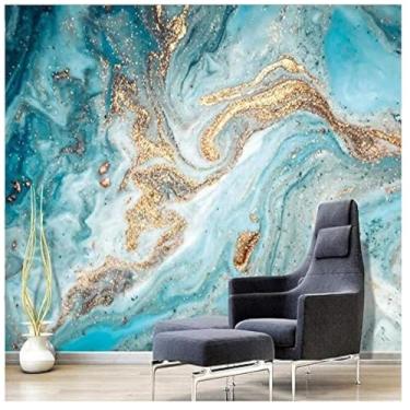 Imagem de TUYIFA Papel de parede 3d papel de parede escandinavo abstrato moderno minimalista forma e significado mural de pintura decorativa (158" x 110", autoadesivo)