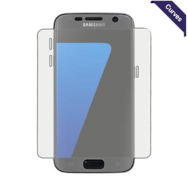 Imagem de Película HPrime Curves Plus Versão 3 Samsung Galaxy S7 Flat + Capa TPU Transparente