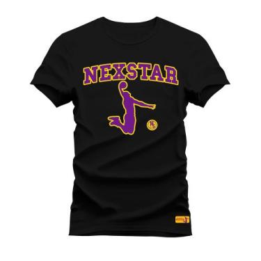 Imagem de Camiseta Plus Size Estampada Algodão T-Shirt Unissex Jogador Ns - Nexs