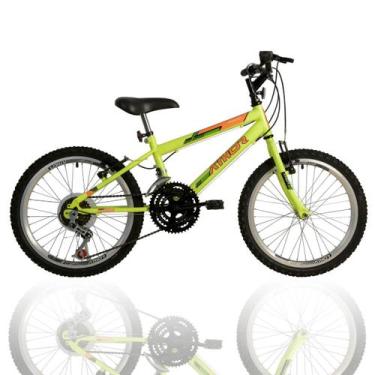 Imagem de Bicicleta Infantil Aro 20 Athor Evolution Masculina 18V Neon - Athor B