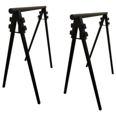 Imagem de Kit 2 Peças Cavalete De Ferro Para Tampo De Mesa Pé Para Mesa