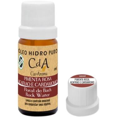 Imagem de Óleo Hidro Pimenta Rosa Açafrão Cardamomo Florais Bach 10ml