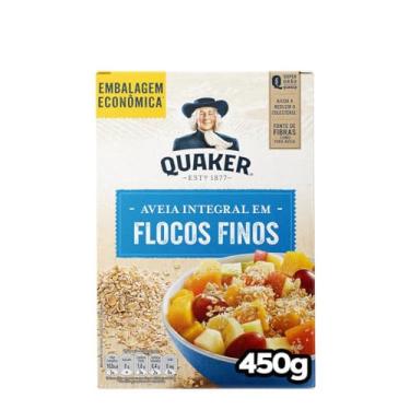 Imagem de Aveia Em Flocos Finos Quaker Caixa 450G Embalagem Econômica