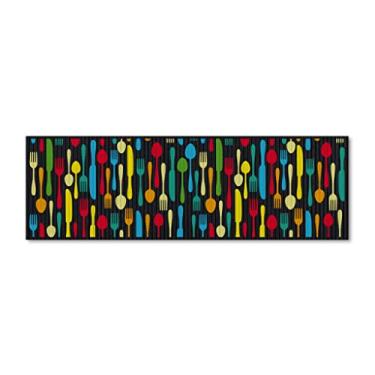 Imagem de Beek Geek's Stuff Tapete de Cozinha 1,25x0,40cm - TALHERES