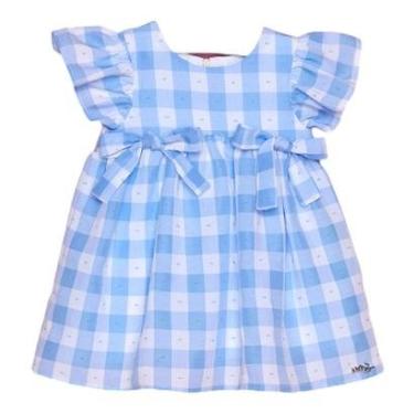 Imagem de VESTIDO MON SUCRÉ bEBÊ XADREZ AZUL PITANGUEIRA 3125000-Feminino
