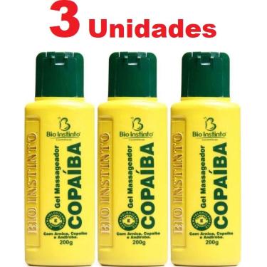 Imagem de Kit com 3 Gel Copaíba Bio Instinto com Arnica, Copaiba