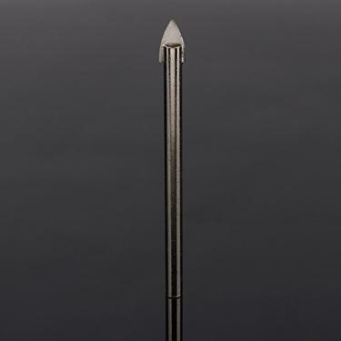 Imagem de 10 Peças 6mm Telha de Vidro Cerâmica Espelho Conjunto de Broca de Carboneto de Tungstênio Cabeça de Lança, Conjunto de Broca de Liga de Carboneto Com Broca de Cabeça de Lança de