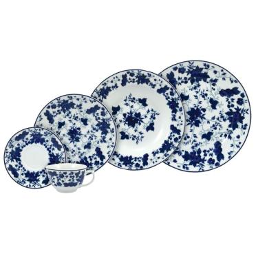 Imagem de Aparelho De Jantar 30 Peças Folhagem Azul Schmidt