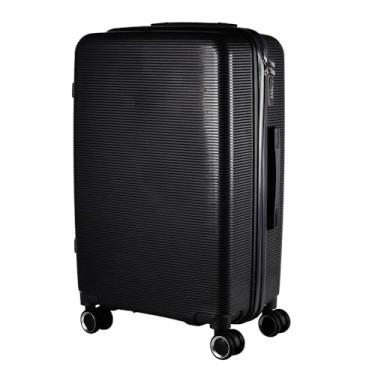 Imagem de Mala Grande 32KG Polipropileno Inquebrável Londres (Preta)