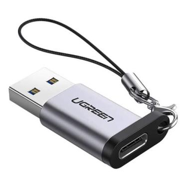Imagem de Adaptador USB 3.0 para USB-C Ugreen Cinza US276 50533 Novo