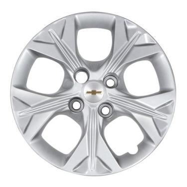Imagem de Calota Reposição 378CB Cubo Baixo Aro 14 Prata Onix Prisma E - Garagem