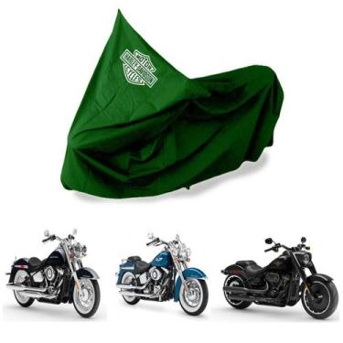 Imagem de Capa Protetora Impermeável Para Moto Harley Davidson - SPTS, Verde,  G