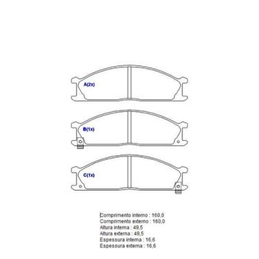 Imagem de Pastilha Freio Convencional Dianteira Sistema Sumitomo 1175 Syl