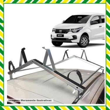 Imagem de Rack Teto Suporte Porta Escadas Fiat Mobi Siena Fiesta - Rack Doxa