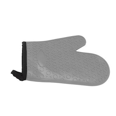 Imagem de Luva de Forno de Silicone, Luva Impermeável Resistente Ao Calor Com Forro de Algodão, Protegendo Os Dedos Mãos Pulso contra Queimaduras, Limpeza e Suspensão, Altura Saliente de