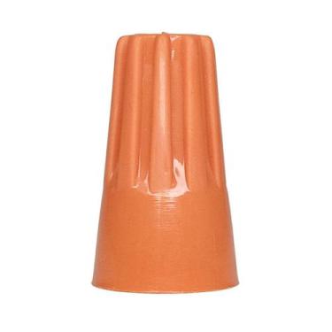 Imagem de Conector torção rosca isolado laranja 1,5 a 6,0 mm² 10 unid - TERMINAL