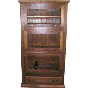 Imagem de Armário Rústico Padaria Boulevard em Madeira de Demolição - Cód 234 - 