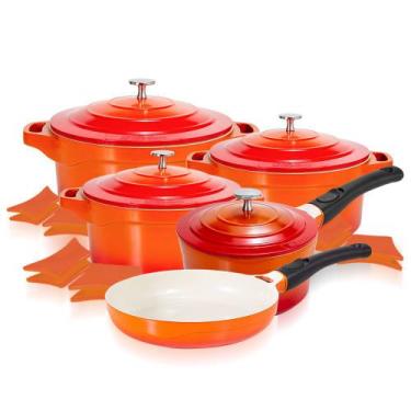 Imagem de Jogo de Panelas Le Cook Cerâmica 5 Peças Indução