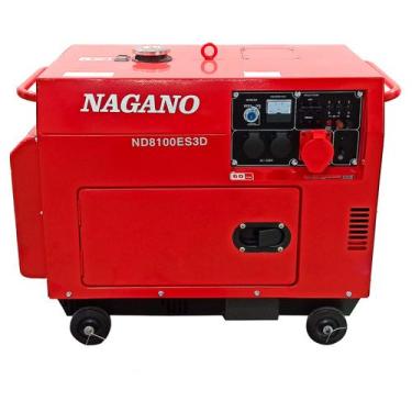 Imagem de Gerador de Energia a Diesel 8kva Trifásico 220v/380v Silenciado Partid