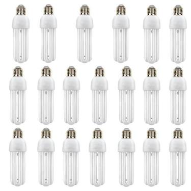 Imagem de Lampada Fluorescente 15w Kit 20 Uni 220w Energia Branco Frio Iluminaça