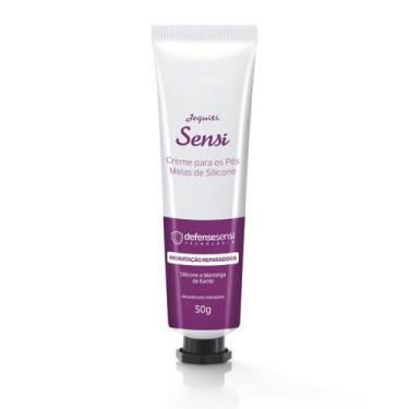 Imagem de Jequiti Creme Hidratante Para Os Pés Meias De Silicone 50g