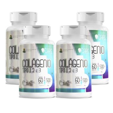 Imagem de COLÁGENO TIPO 1, 2 E 3 - 500mg (60 Cápsulas) +CAPS, 4