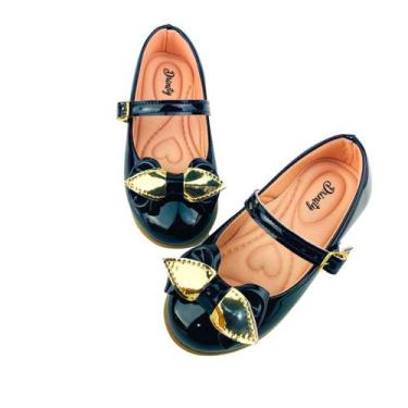 Imagem de Sapatilha Infantil Menina Boneca Verniz Confortável SPT-515 - Drinity,