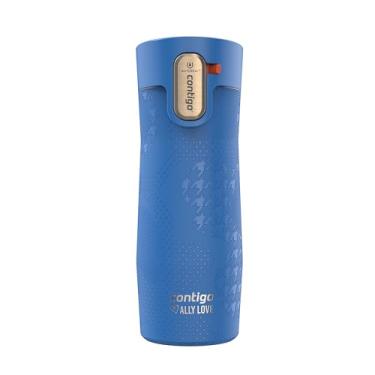 Imagem de Contigo® AUTOSEAL® West Loop Caneca de viagem de aço inoxidável isolada a vácuo com tampa de fácil limpeza, 473 ml, Stellar Jay