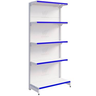 Imagem de Gôndola Parede 1 Inicial 1,70 m 40KG FIT Expositor de Supermercado Amapá