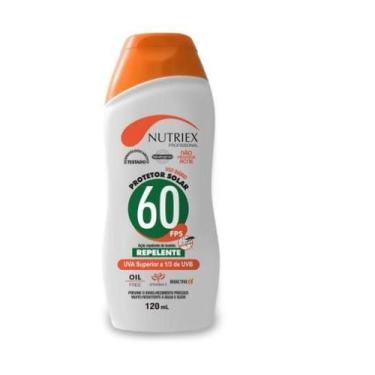 Imagem de Creme protetor e repelente para pele fps 60 120ml nutriex