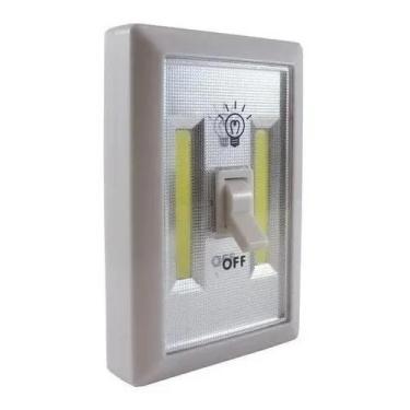 Imagem de Luminária Interruptor De Luz Led A Pilha Para Armário Parede - SPMIlk