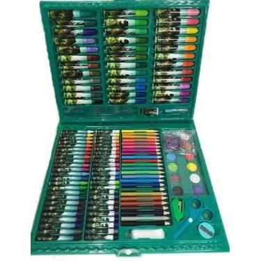 Imagem de Estojo De Pintura Mundo Dos Dinossauros 150 Peças . - fun games