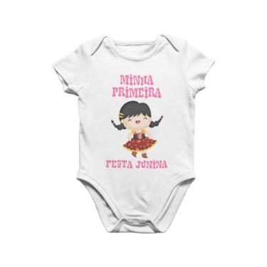 Imagem de Body Bebê Minha Primeira Festa Junina Branca - Del France, M