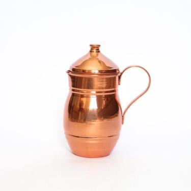 Imagem de Jarra De Cobre Puro Botija 700 ML - Artesanato em Cobre