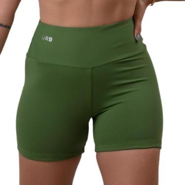 Imagem de Bermuda short feminina academia fitness esportiva com forro - urbativa