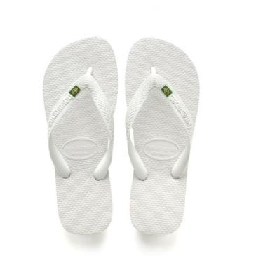 Imagem de Chinelo Havaianas Unissex Brasil 33/34 Branco