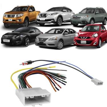 Imagem de Kit Chicote Ligação Radio Som Automotivo Nissan Subaru Frontier Kicks 