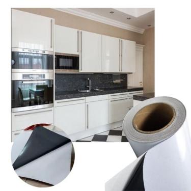 Imagem de Adesivo Vinil Envelopamento Geladeira Móveis Vidro Autocolante Imperme