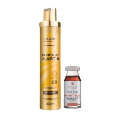 Imagem de Máscara Reestruturadora de 300ml e Ampola Reconstrução 15 ml  - Dyusar