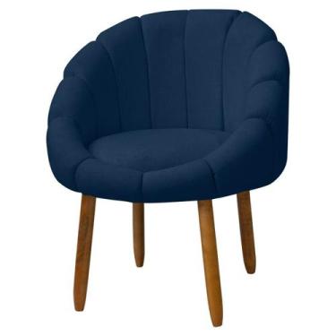 Imagem de Poltrona Decorativa Orgânica Flora Fixa Recepção Estética Bouclê - Sof