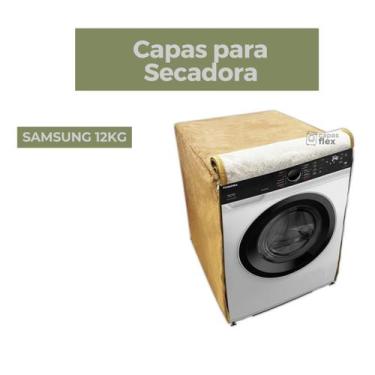 Imagem de Capa secadora samsung 12kg impermeável flex - Capas Flex, BEGE