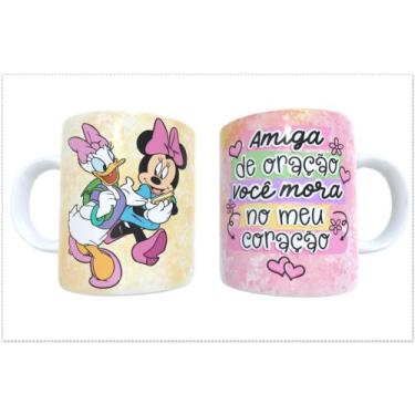 Imagem de Caneca Porcelana Amiga de Oração Você Mora no Meu Coração Est. Amizade