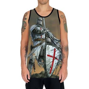 Imagem de Camiseta Regata Cavaleiros Templários Cruzadas Armaduras 5 - Enjoy Sho