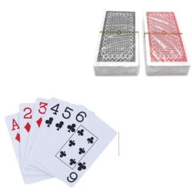 Imagem de Kit 2 Jogos de Cartas Baralho Poquer 108 Cartas - Y888
