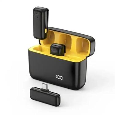 Imagem de Microfone Lapela Sem Fio e Alto-Falante Bluetooth Tipo C K6