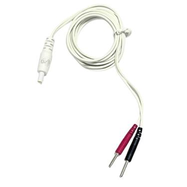 Imagem de Tens Fes Cabo Para O Equipamento Neurodyn Portátil 02 Canais Modelo Do Plug Jack Cor Branco