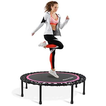 Imagem de NEWAN Mini Trampolim De 48 '' Para Adultos, Trampolim Rebote, Trampolim De Fitness Para Exercício Estável E Silencioso Para Adultos, Treino De Jardim Interno, Carga Máxima De 330 Libras