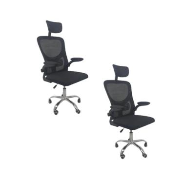 Imagem de Oficial Webshop - Kit 2 Cadeiras de Escritório Diretor Oficial Vegas com apoio -