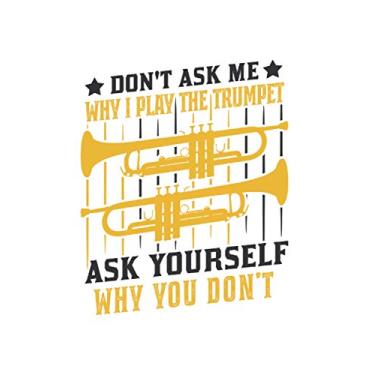 Imagem de Trumpet Notebook: Trumpet Player Gift / 6x9 inches / 120 graph Sites